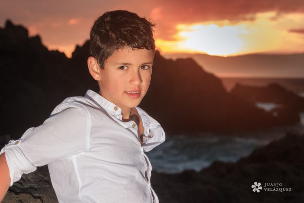 Juanjo Velázquez Fotógrafo. Sesión de comunión en Tenerife, Fotógrafo de familia, fotógrafo de niños.